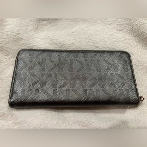 Michael Kors silver wallet